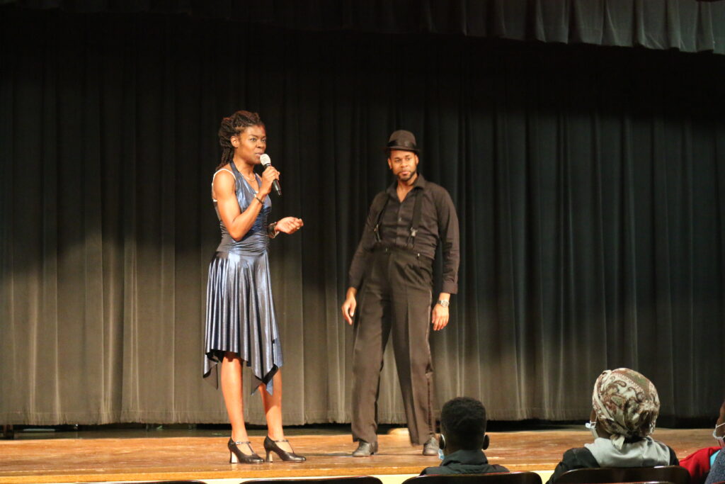 Shireen Dickson and Mr Taptastic Brian Davis of OKRA Dance at Springfield Museums 2022