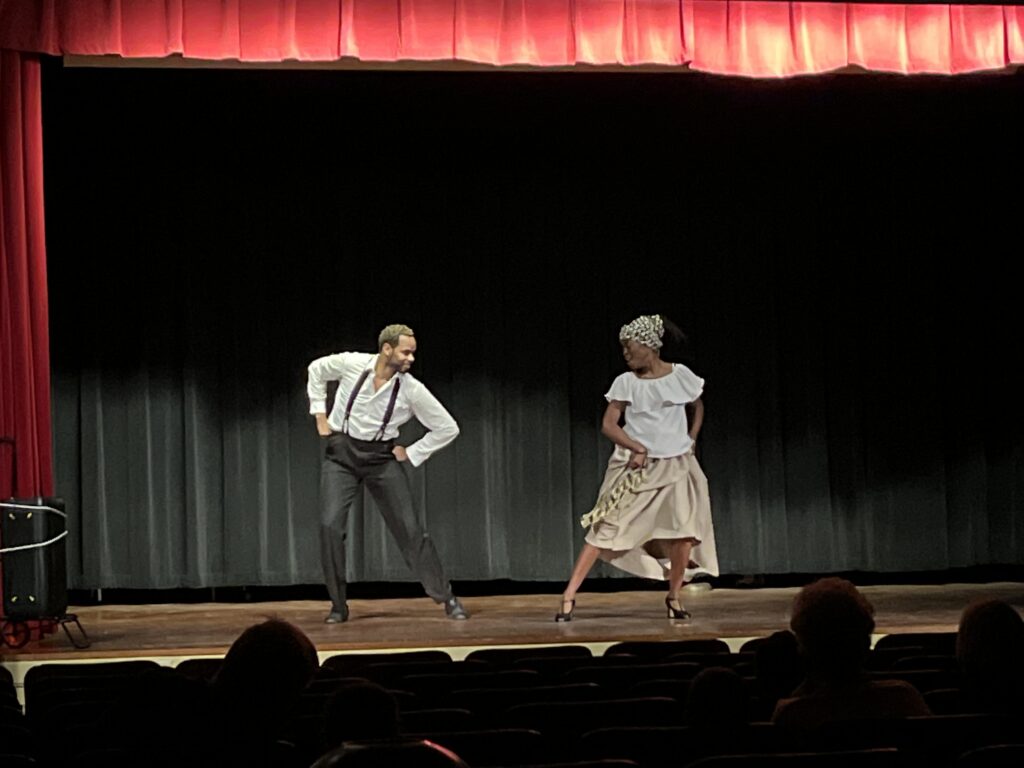 Shireen Dickson and Mr Taptastic Brian Davis of OKRA Dance at Springfield Museums 2022